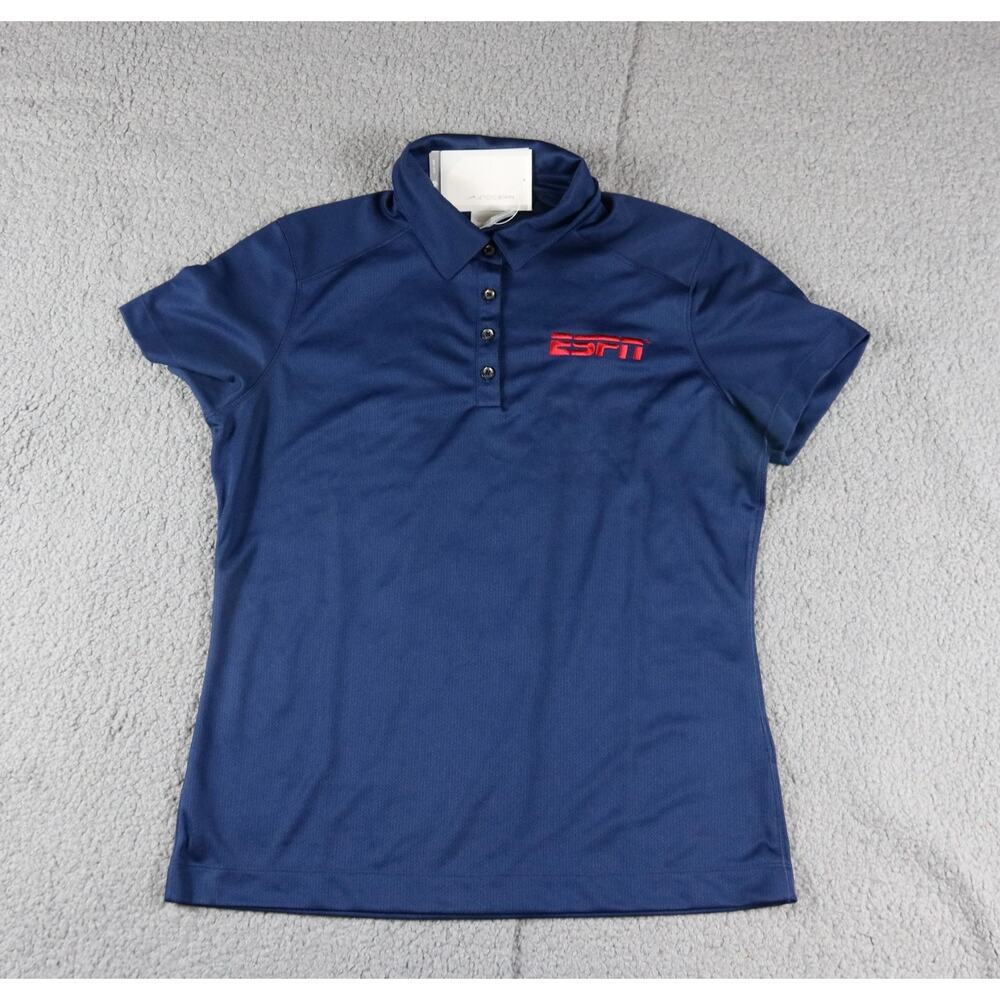 New Nike Golf Polo Medium Womens Blue Top Espn